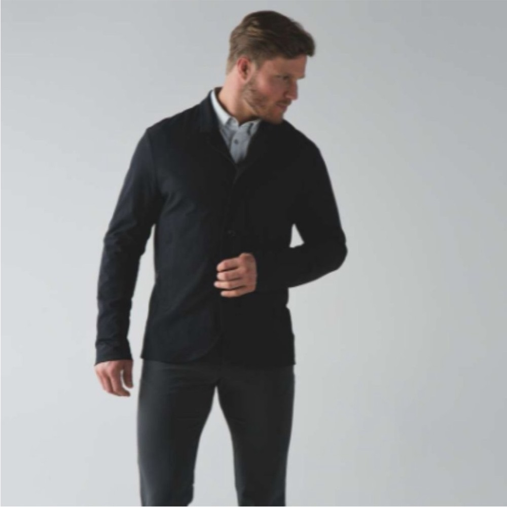 Men's lululemon Navy Jacket sport blazer size small - Picture 3 of 12